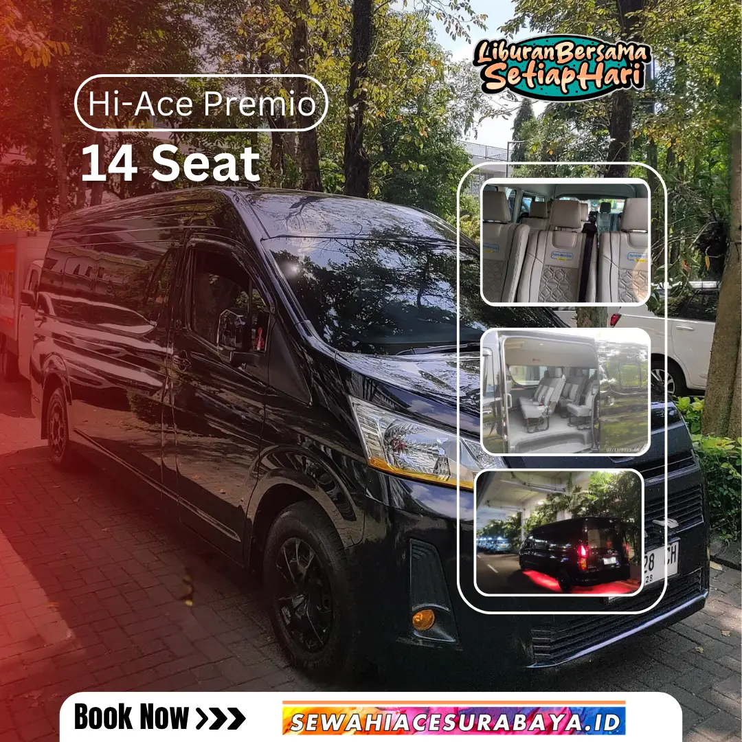sewa hiace premio surabaya