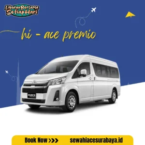 sewa hiace luxury surabaya