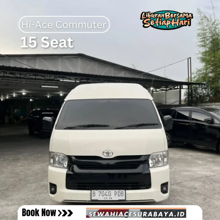 sewa hiace commuter surabaya