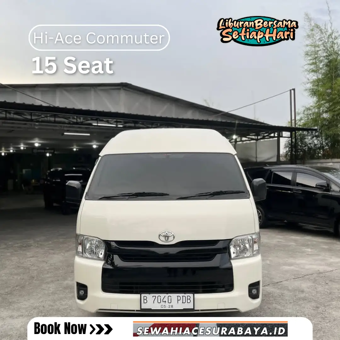 sewa hiace commuter surabaya